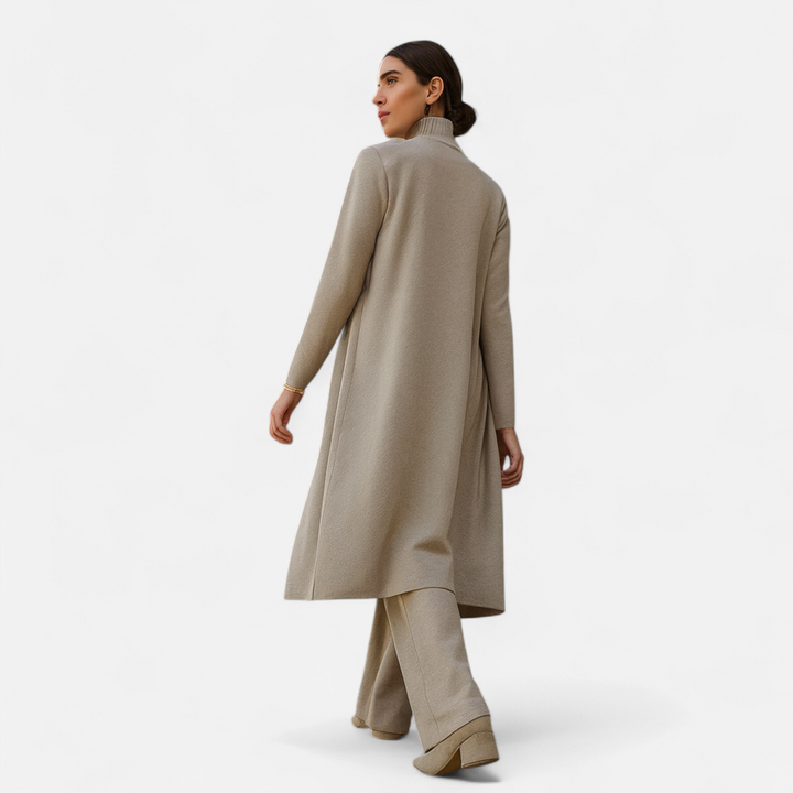 Valantomode | Women’s Cardigan Set – Coordinated Elegance & Refined Knitwear