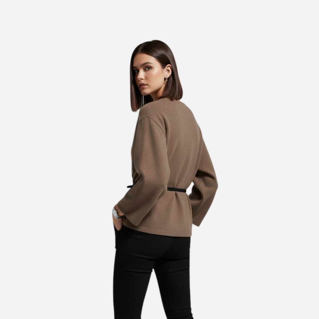 Valantomode | Women’s Cardigan Sweater – Refined Texture & Graceful Layering