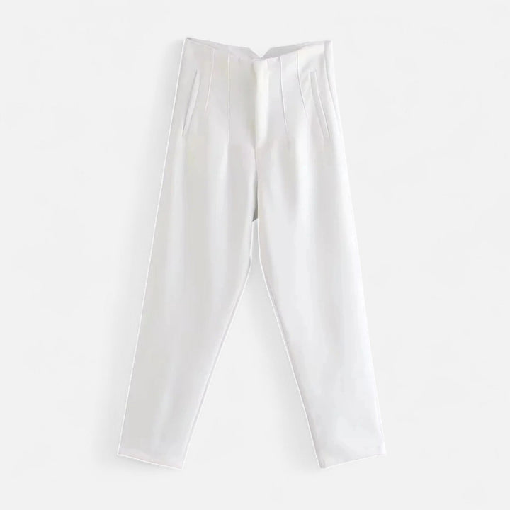 Valantomode | Women’s High-Waist Pencil Trousers – Architectural Fit & Executive Poise