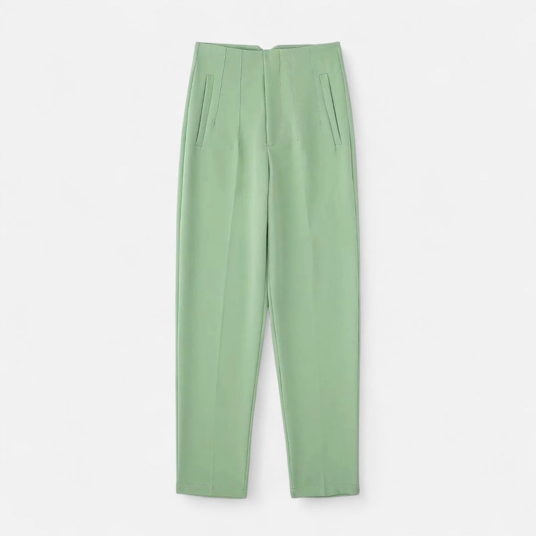 Valantomode | Women’s High-Waist Pencil Trousers – Architectural Fit & Executive Poise