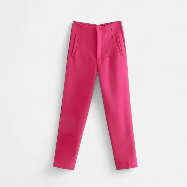 Valantomode | Women’s High-Waist Pencil Trousers – Architectural Fit & Executive Poise