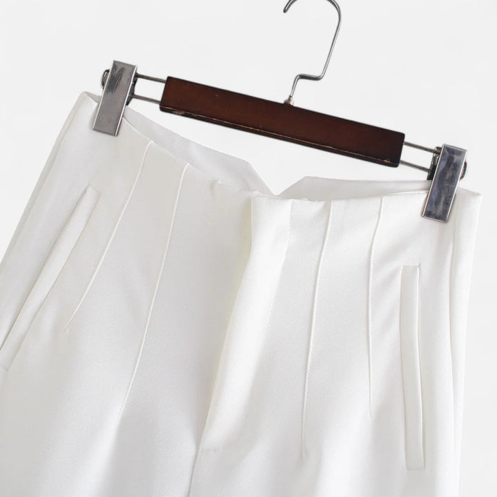 Valantomode | Women’s High-Waist Pencil Trousers – Architectural Fit & Executive Poise