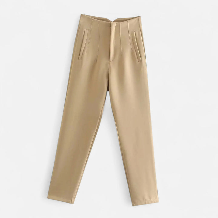Valantomode | Women’s High-Waist Pencil Trousers – Architectural Fit & Executive Poise
