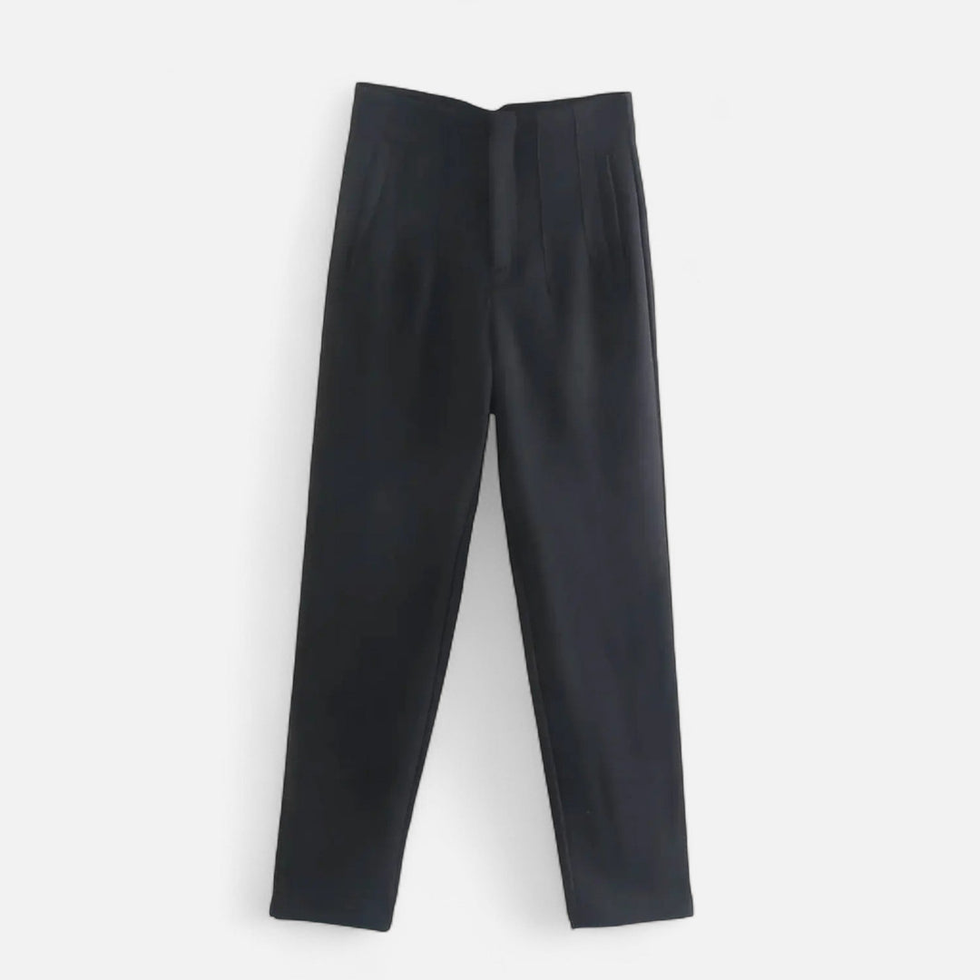Valantomode | Women’s High-Waist Pencil Trousers – Architectural Fit & Executive Poise