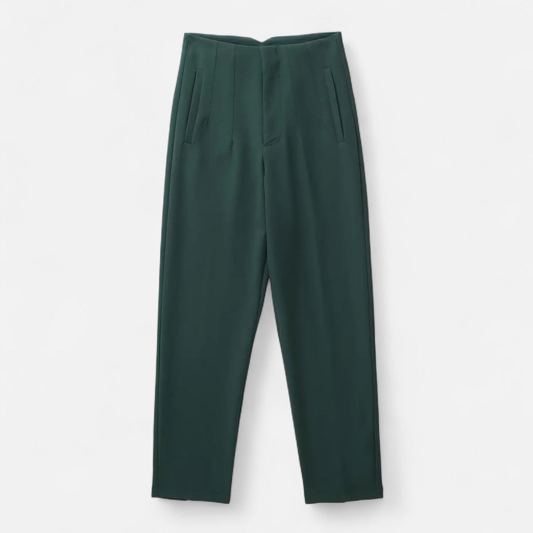 Valantomode | Women’s High-Waist Pencil Trousers – Architectural Fit & Executive Poise