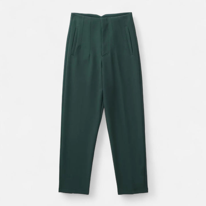 Valantomode | Women’s High-Waist Pencil Trousers – Architectural Fit & Executive Poise