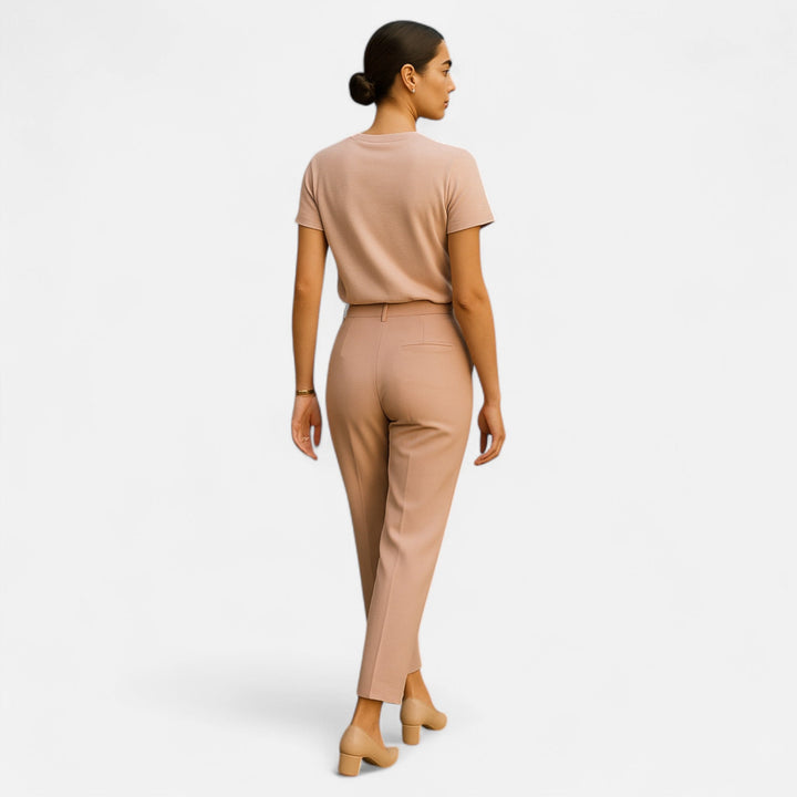 Valantomode | Women’s High-Waist Pencil Trousers – Architectural Fit & Executive Poise