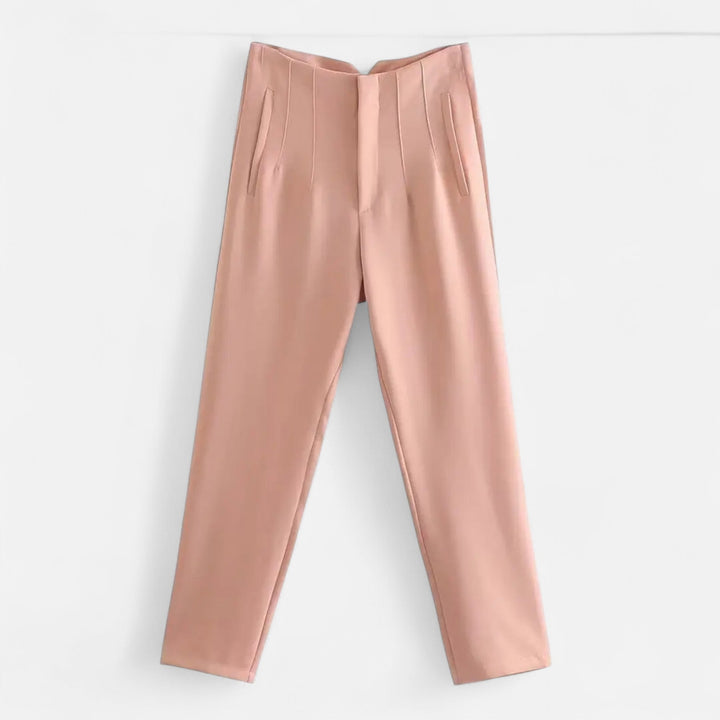 Valantomode | Women’s High-Waist Pencil Trousers – Architectural Fit & Executive Poise