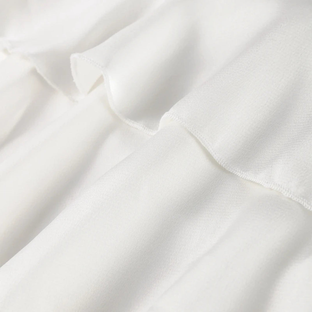 Valantomode | Women’s Puff Sleeve Blouse – Sculpted Volume & Sophisticated Authority