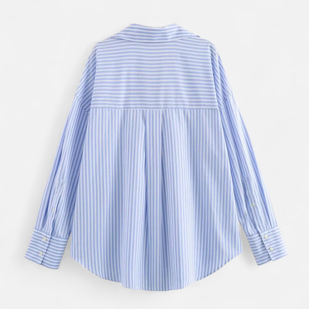 Valantomode | Women’s Essential White Blouse – Crisp Architecture & Executive Purity