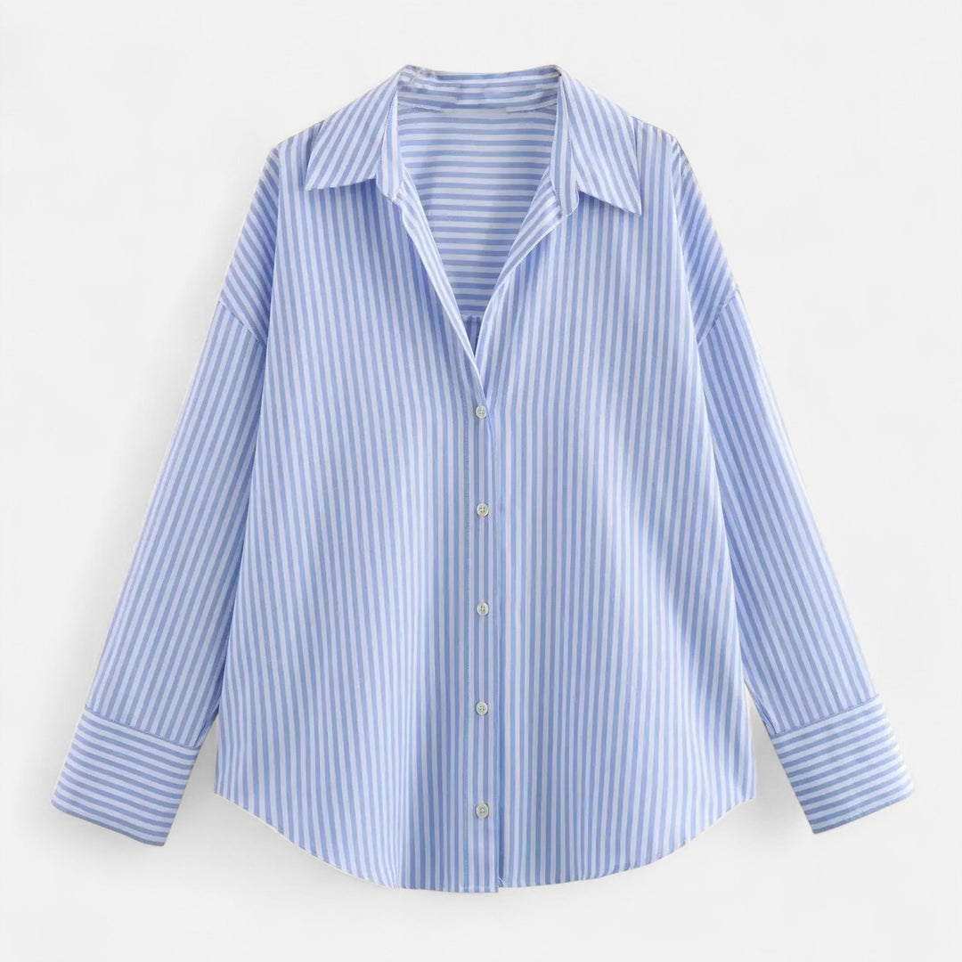 Valantomode | Women’s Essential White Blouse – Crisp Architecture & Executive Purity