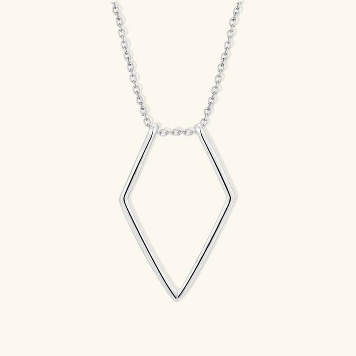 Valantomode | Plated Geometric Ring Keeper Necklace for Women
