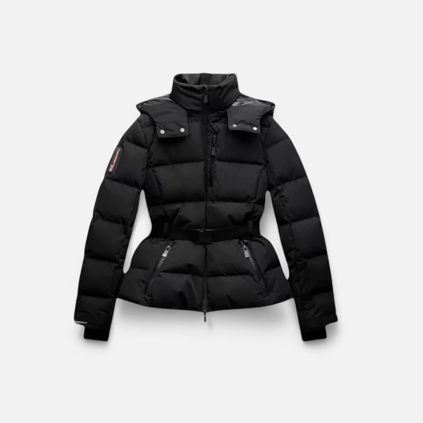 Valantomode | Women’s Belted Water-Resistant Puffer Jacket