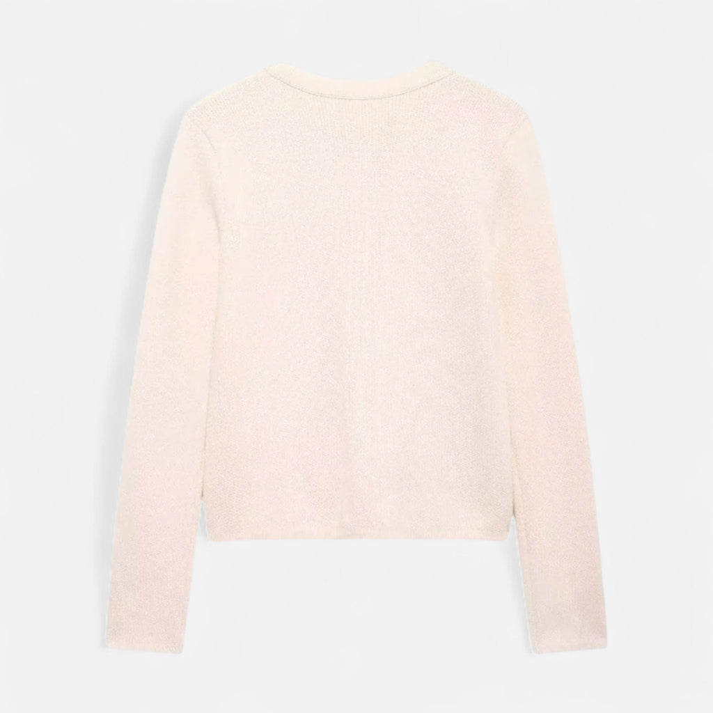 ValantoMode | Women’s Soft Knit Cardigan with Golden Buttons