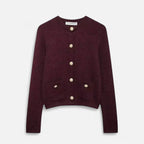 ValantoMode | Women’s Soft Knit Cardigan with Golden Buttons