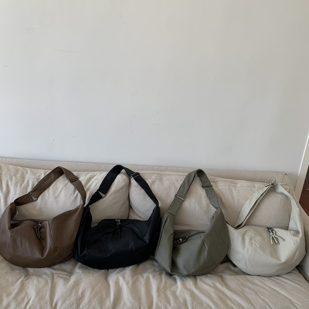 Valantomode | Aura Grand Slouch – 60cm Premium Vegan Leather Oversized Hobo Crossbody Bag