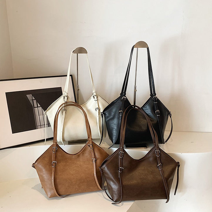 Valantomode | Amara Horizon Executive – Premium Vegan Leather Large Professional Shoulder Bag
