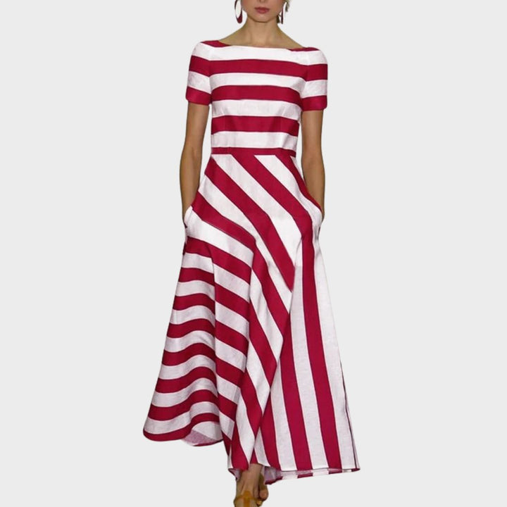 Valantomode | Soft Striped Dress for Effortless Summer Style