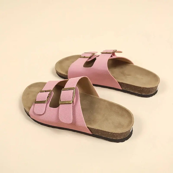 Valantomode | Women's Sandals - Comfortable Non-Slip Cork Design