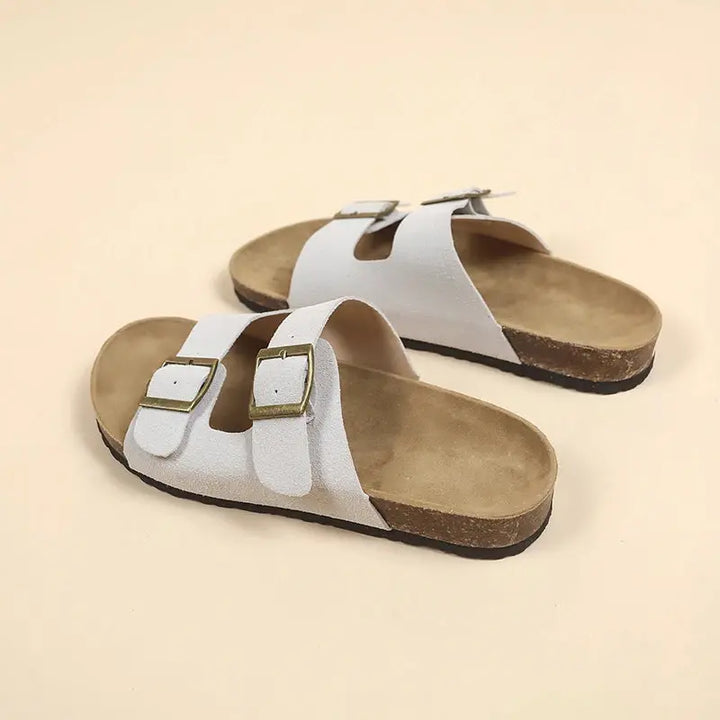 Valantomode | Women's Sandals - Comfortable Non-Slip Cork Design