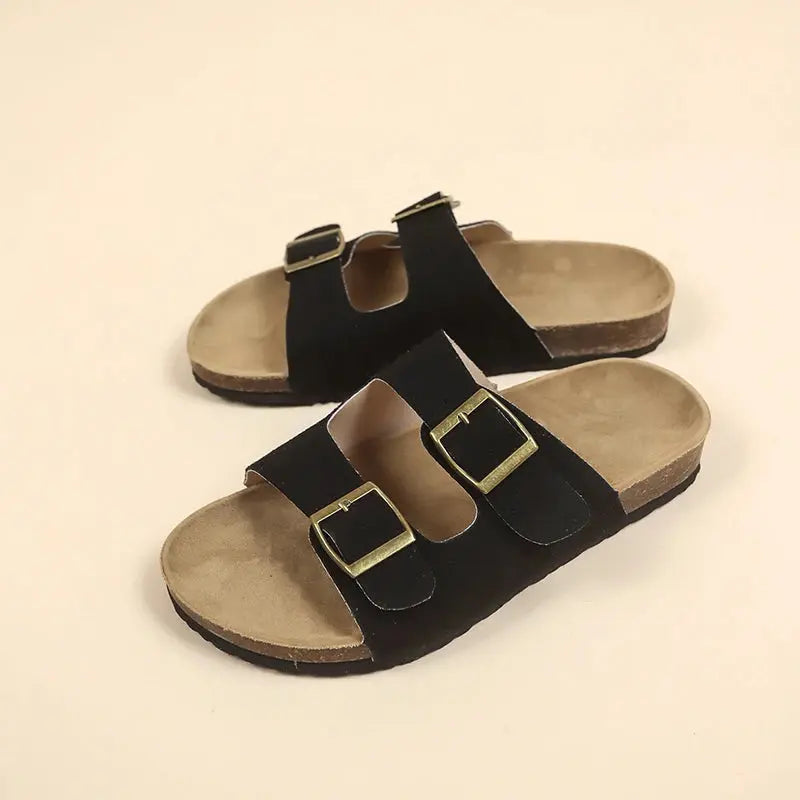 Valantomode | Women's Sandals - Comfortable Non-Slip Cork Design