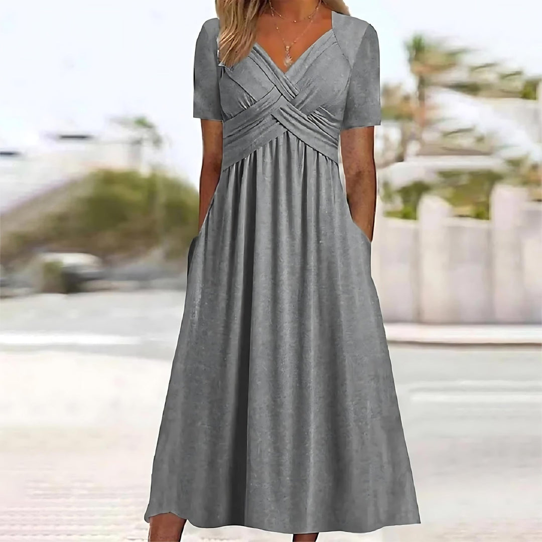 Valantomode | Midi Dress with Casual Elegance