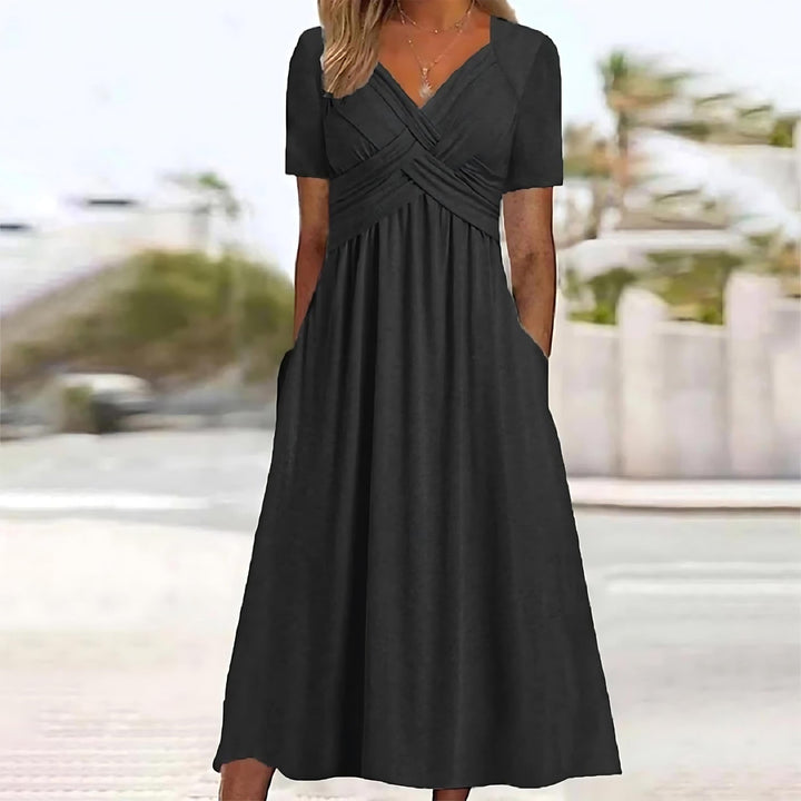 Valantomode | Midi Dress with Casual Elegance