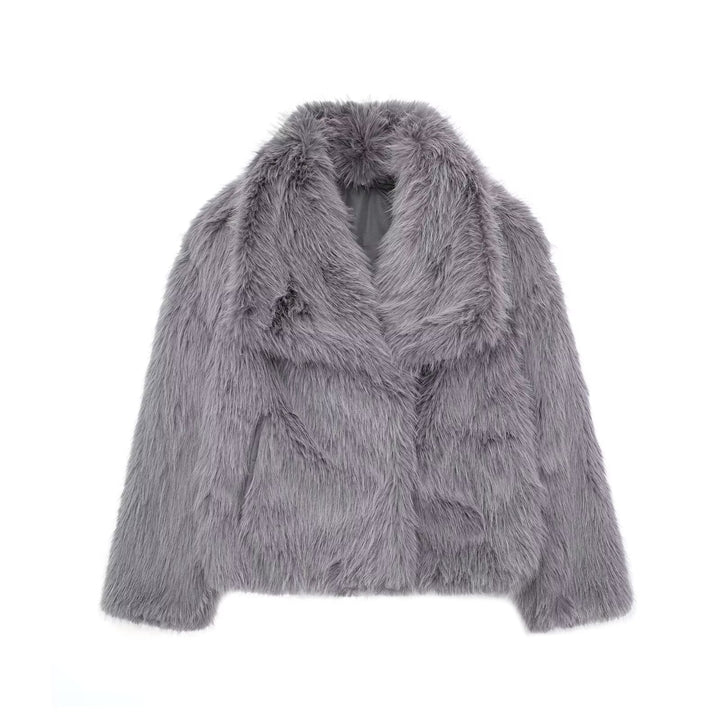 Valantomode | Women's Luxe Faux Fur Coat for Ultimate Style