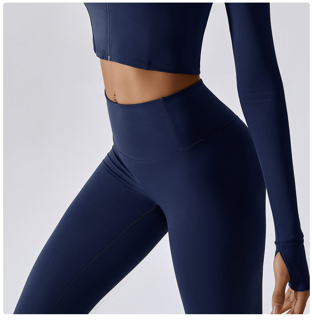 Valantomode | High-Waisted Tummy Control Leggings for Women - Shaping Gym Wear