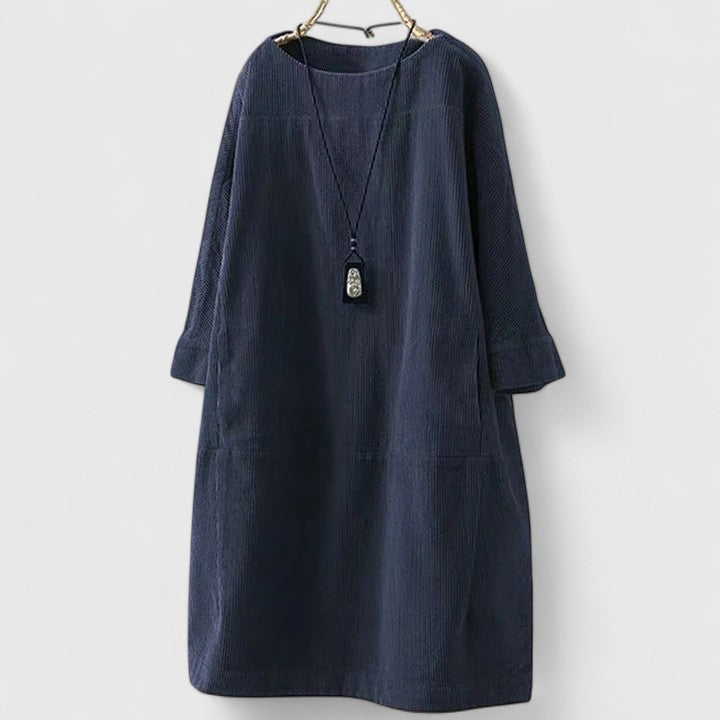 Valantomode | Chic Midi Dress for Effortless Everyday Style