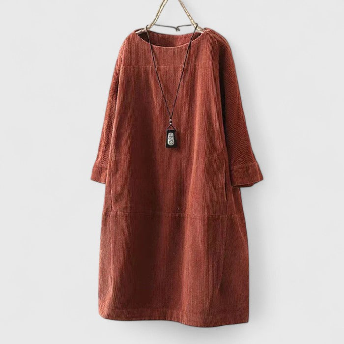 Valantomode | Chic Midi Dress for Effortless Everyday Style