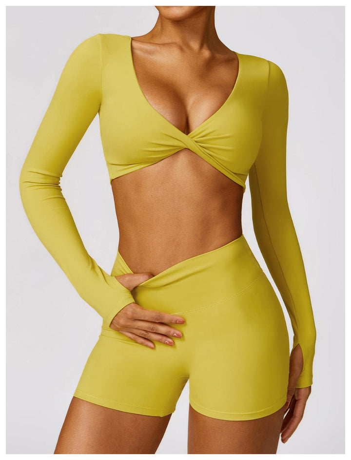 Valantomode | Women's High Waist Hip-Lifting Activewear Shorts for Gym and Sports