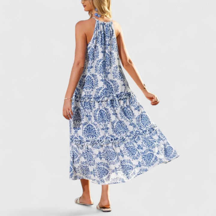Valantomode | Chic Bohemian Dress for Effortless Daytime Style