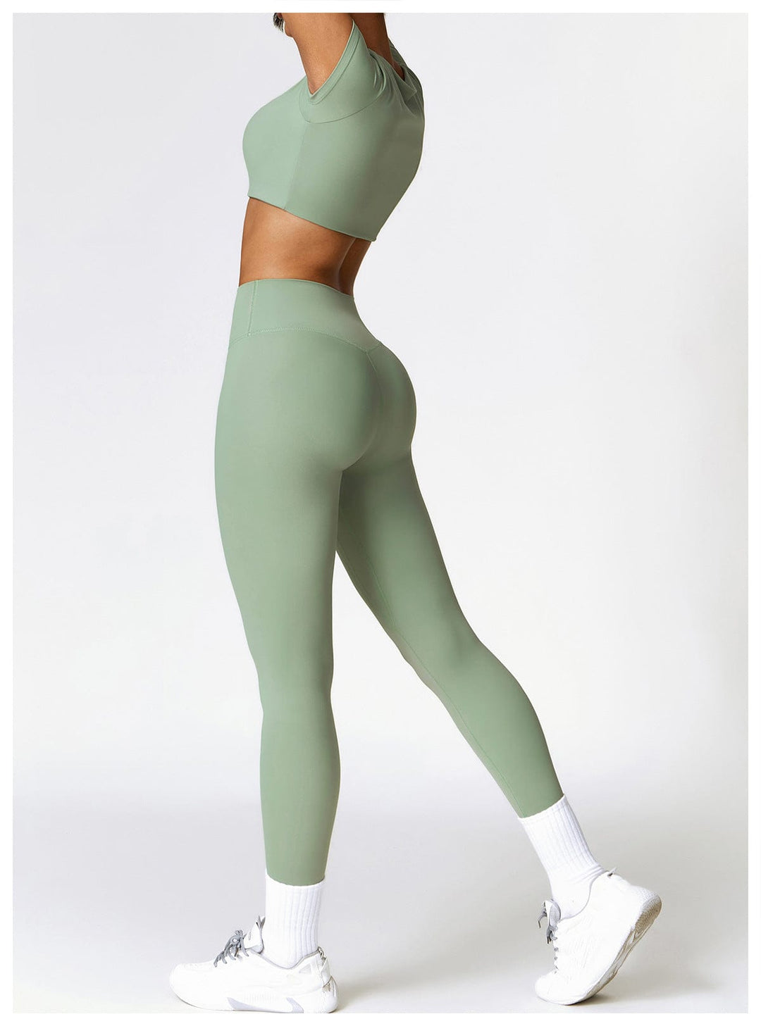 Valantomode | High-Waisted Hip-Enhancing Activewear Leggings for Gym and Sports