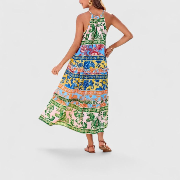 Valantomode | Chic Bohemian Dress for Effortless Daytime Style