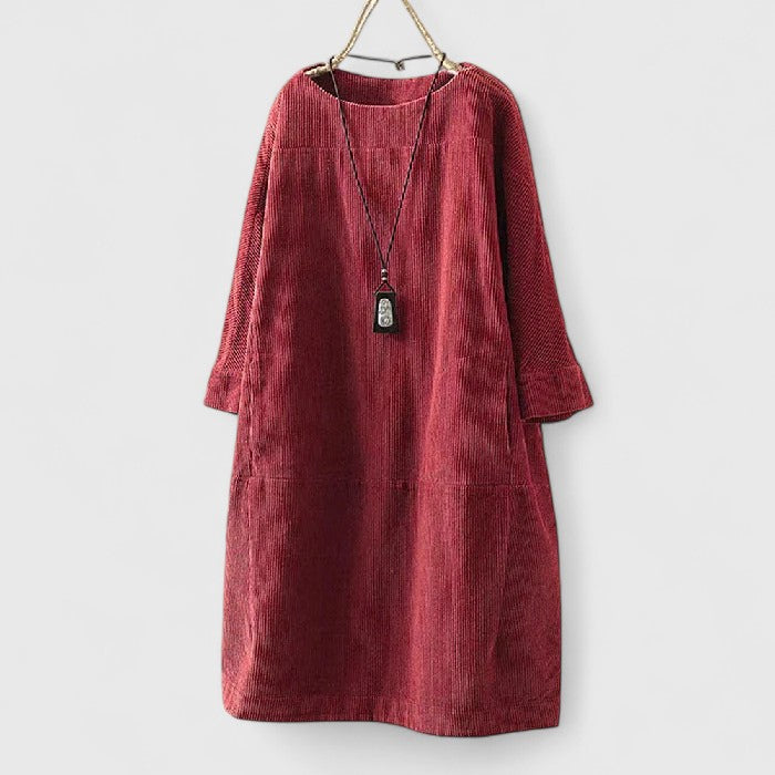Valantomode | Chic Midi Dress for Effortless Everyday Style