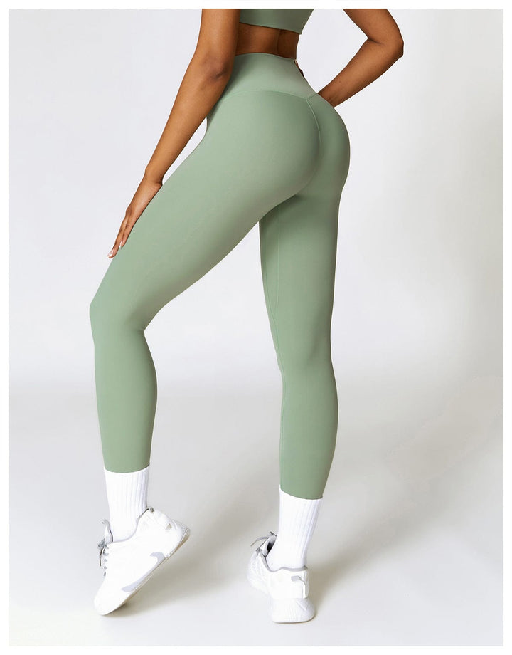 Valantomode | High-Waisted Hip-Enhancing Activewear Leggings for Gym and Sports