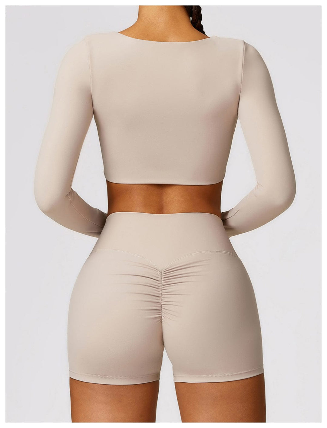 Valantomode | Women's High Waist Hip-Lifting Activewear Shorts for Gym and Sports