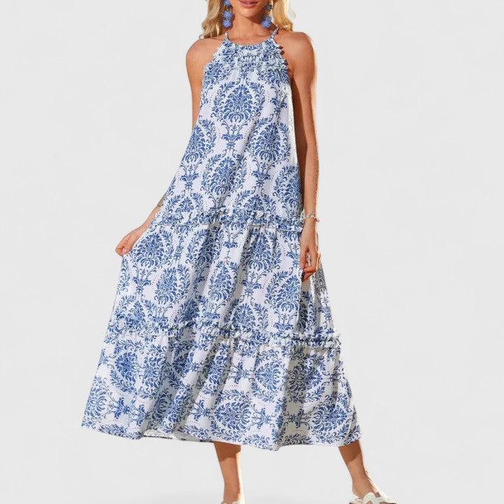 Valantomode | Chic Bohemian Dress for Effortless Daytime Style