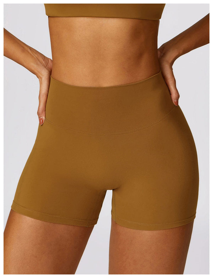 Valantomode | Women's High Waist Hip-Lifting Activewear Shorts for Gym and Sports