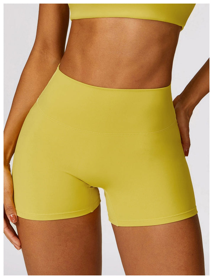 Valantomode | Women's High Waist Hip-Lifting Activewear Shorts for Gym and Sports