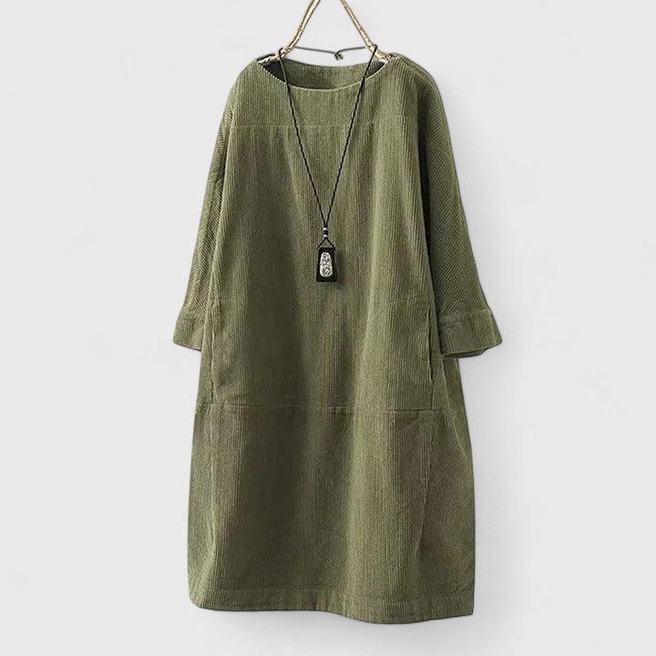 Valantomode | Chic Midi Dress for Effortless Everyday Style