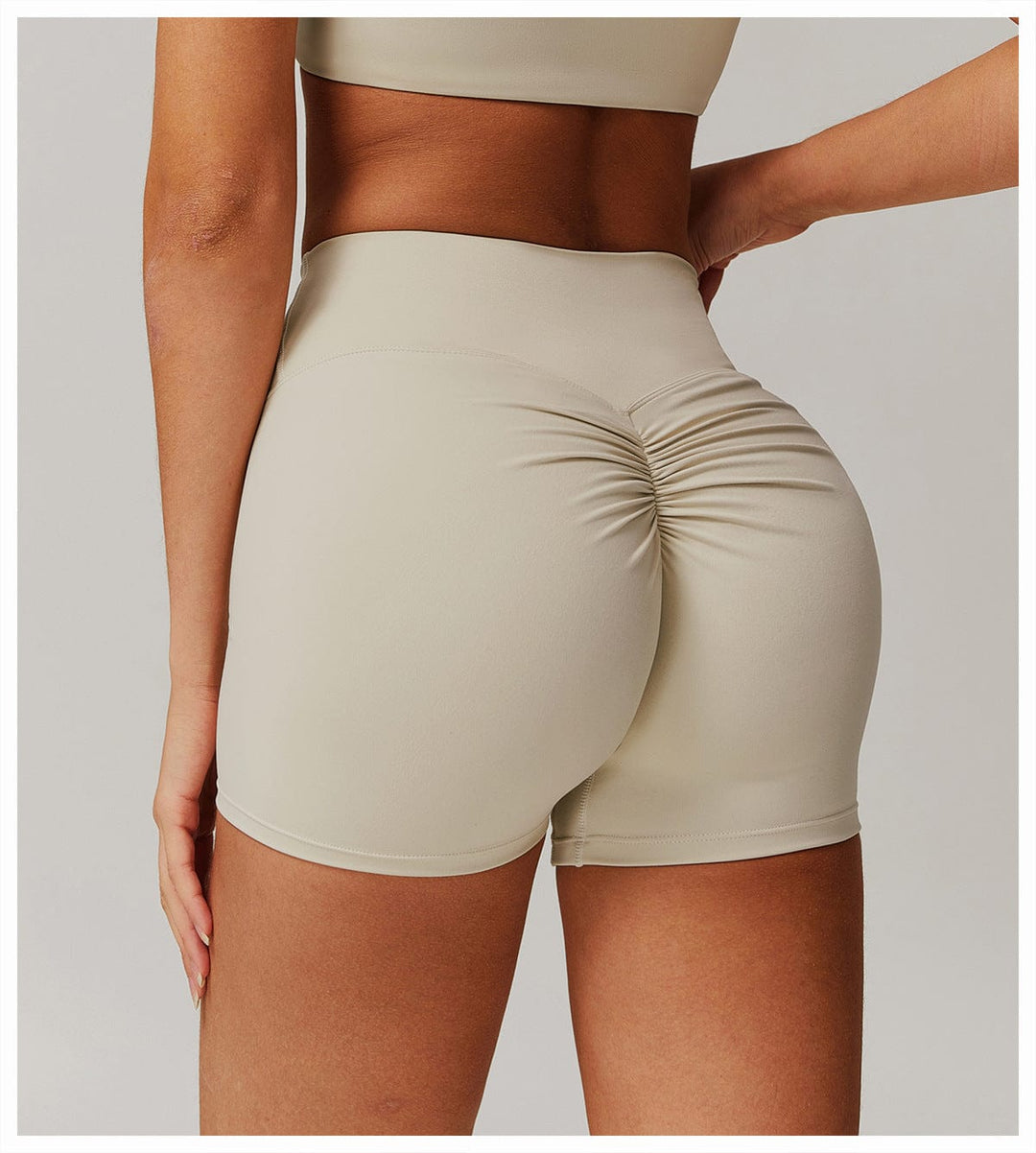 Valantomode | Women's High Waist Hip-Lifting Activewear Shorts for Gym and Sports