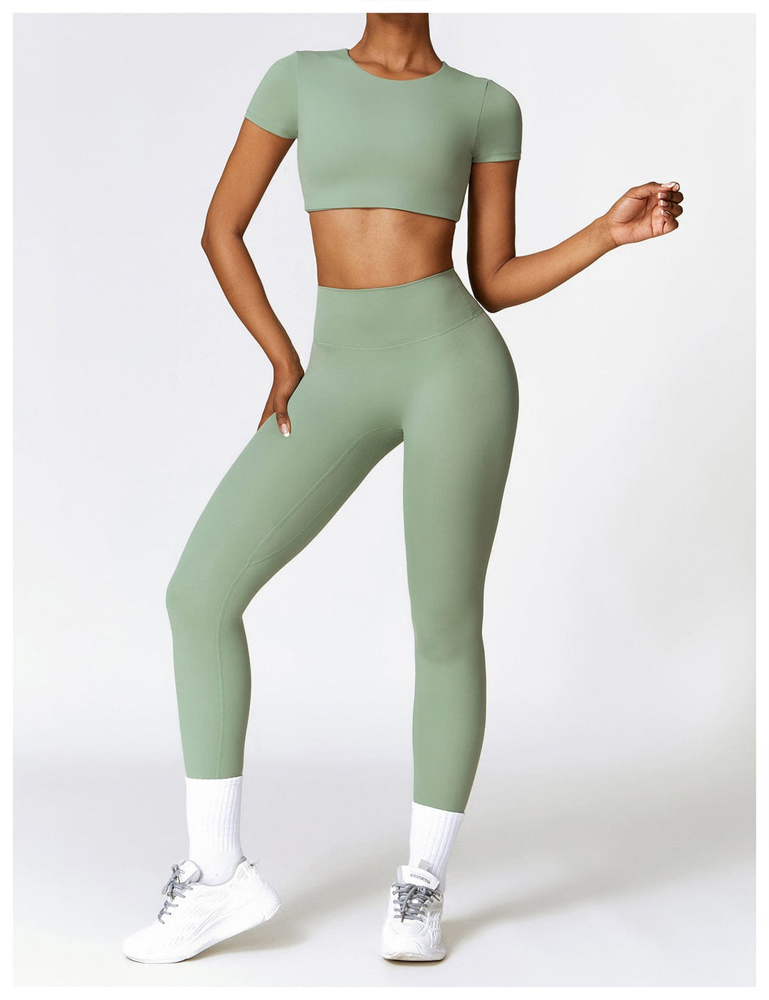Valantomode | High-Waisted Hip-Enhancing Activewear Leggings for Gym and Sports