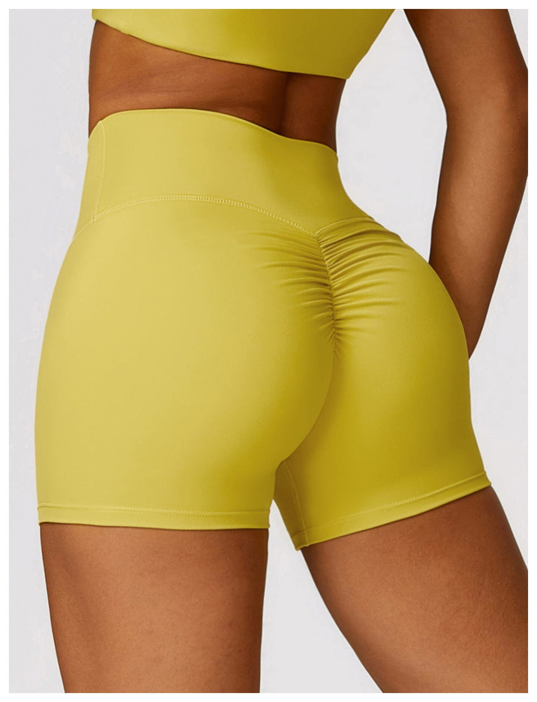 Valantomode | Women's High Waist Hip-Lifting Activewear Shorts for Gym and Sports