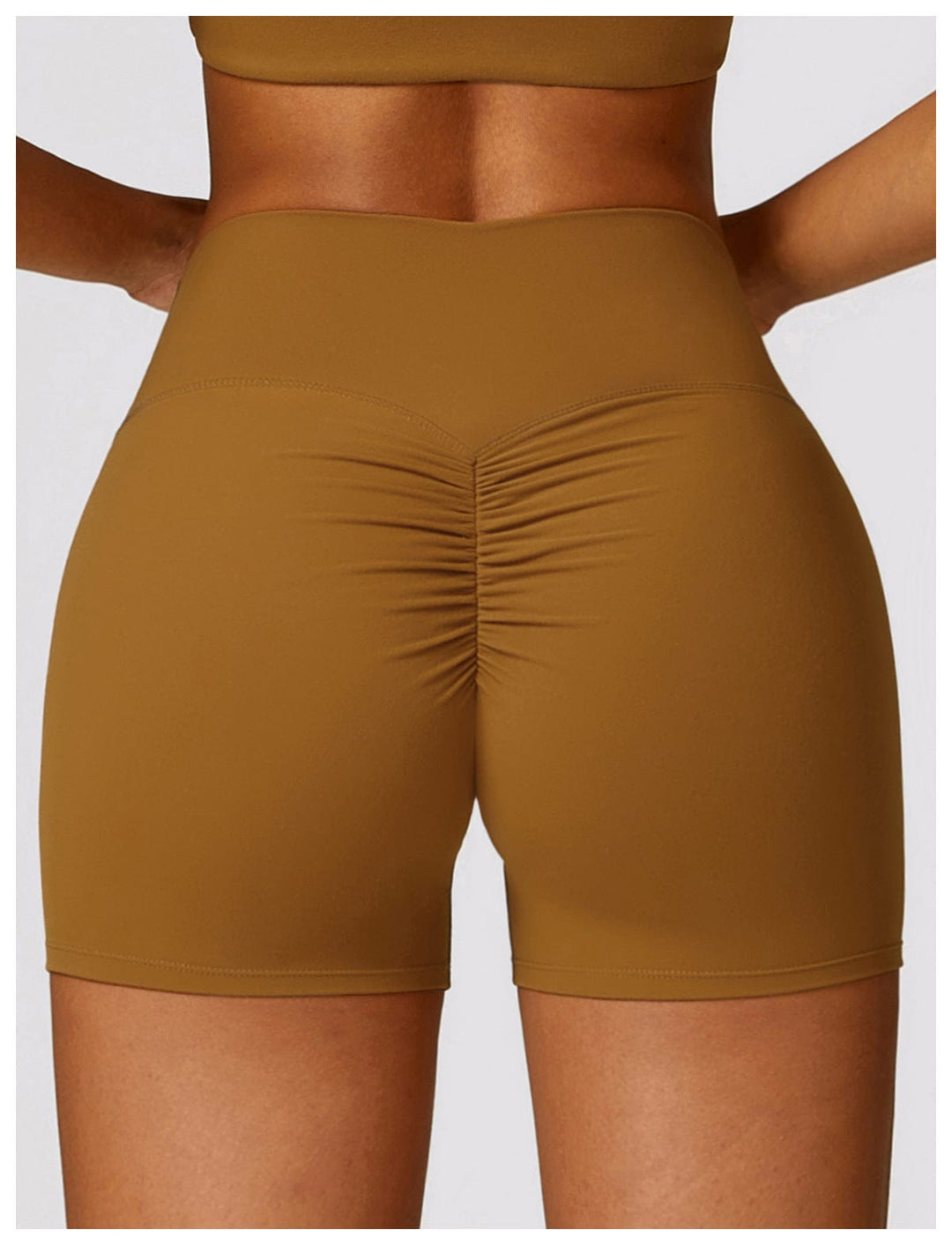 Valantomode | Women's High Waist Hip-Lifting Activewear Shorts for Gym and Sports