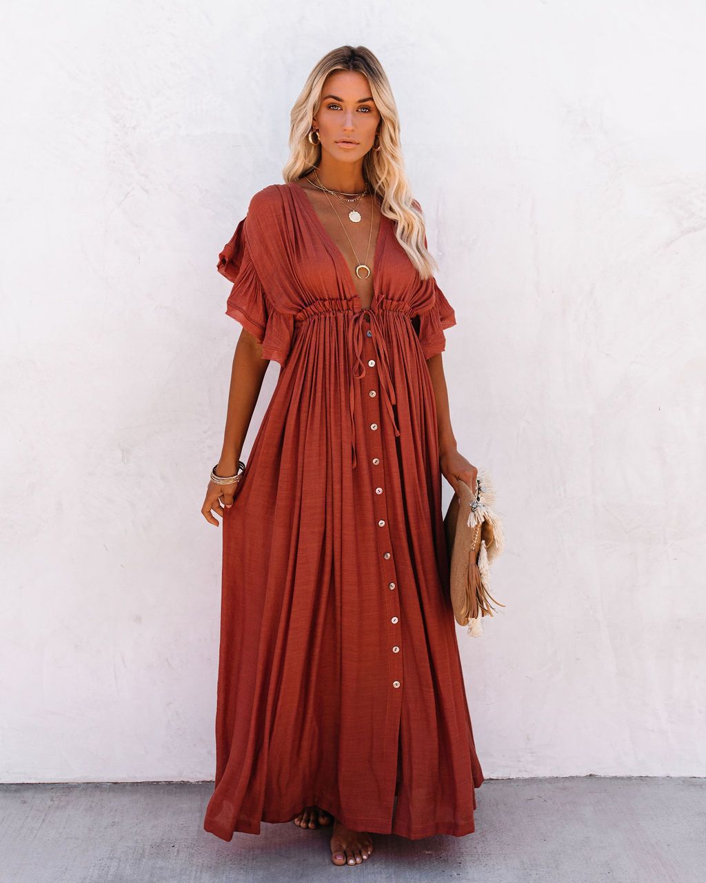 Valantomode | Maxi Dress with Airy Feel