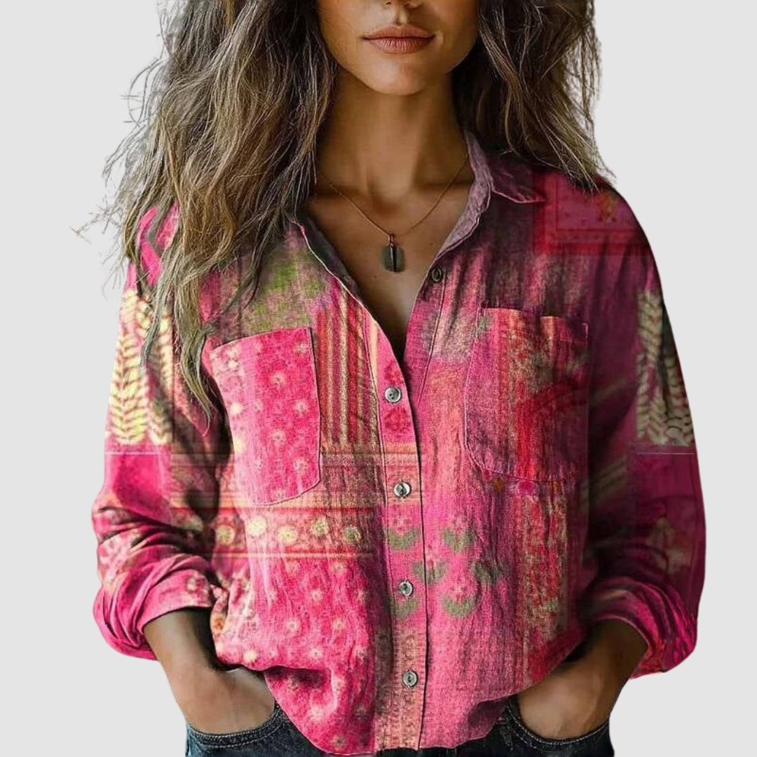 Valantomode | Blouse Vintage Print