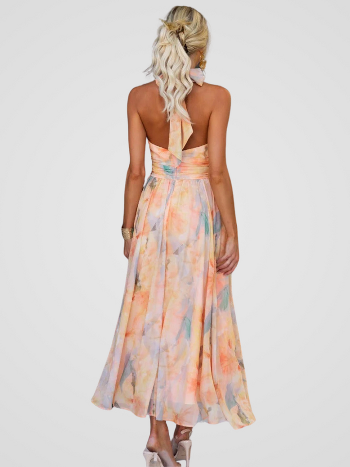Valantomode | Chic Midi Dress Perfect for Elegant Evening Events