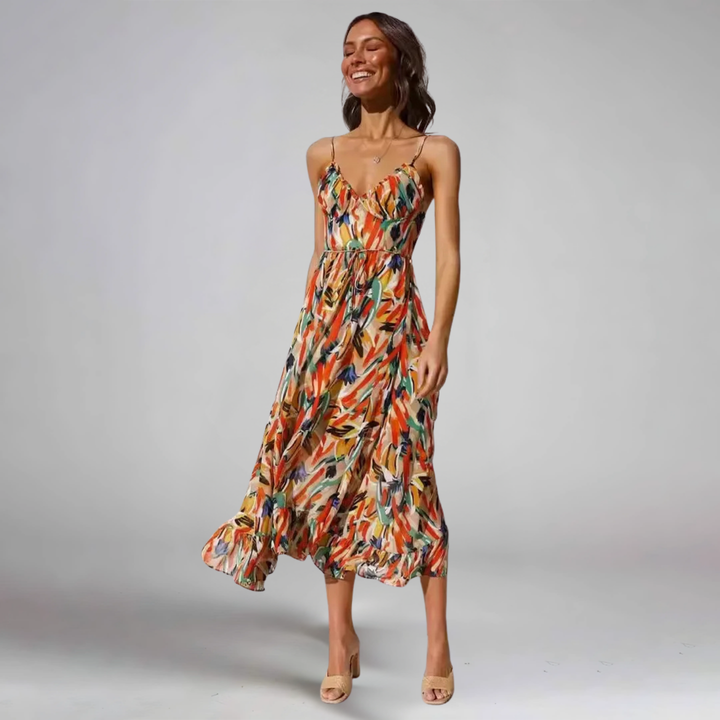Valantomode | Bohemian Dress with Elegant Design